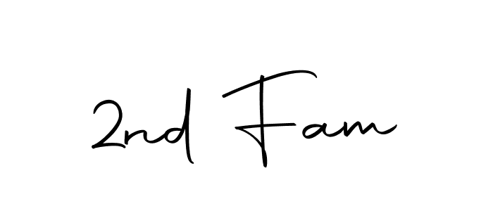 How to make 2nd Fam name signature. Use Autography-DOLnW style for creating short signs online. This is the latest handwritten sign. 2nd Fam signature style 10 images and pictures png