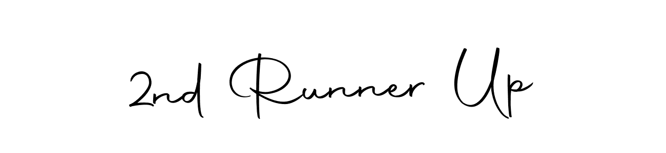 It looks lik you need a new signature style for name 2nd Runner Up. Design unique handwritten (Autography-DOLnW) signature with our free signature maker in just a few clicks. 2nd Runner Up signature style 10 images and pictures png