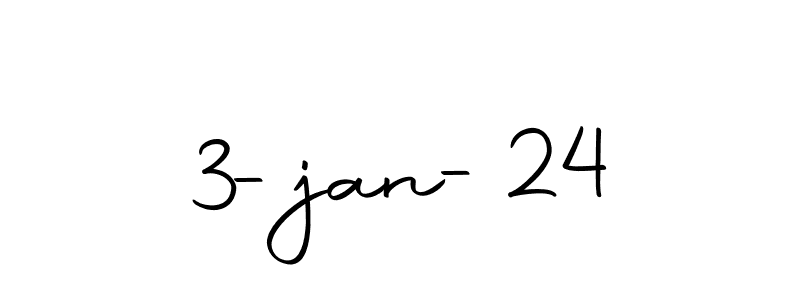 Make a beautiful signature design for name 3-jan-24. With this signature (Autography-DOLnW) style, you can create a handwritten signature for free. 3-jan-24 signature style 10 images and pictures png
