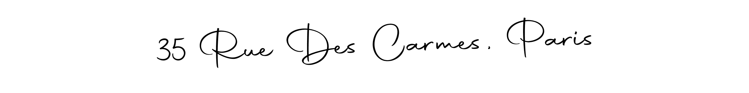 This is the best signature style for the 35 Rue Des Carmes, Paris name. Also you like these signature font (Autography-DOLnW). Mix name signature. 35 Rue Des Carmes, Paris signature style 10 images and pictures png