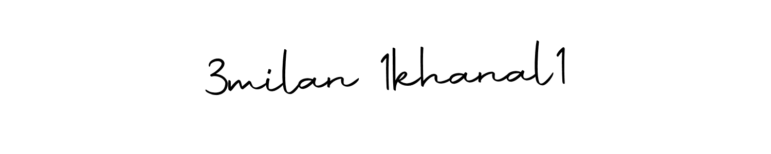 Design your own signature with our free online signature maker. With this signature software, you can create a handwritten (Autography-DOLnW) signature for name 3milan 1khanal1. 3milan 1khanal1 signature style 10 images and pictures png