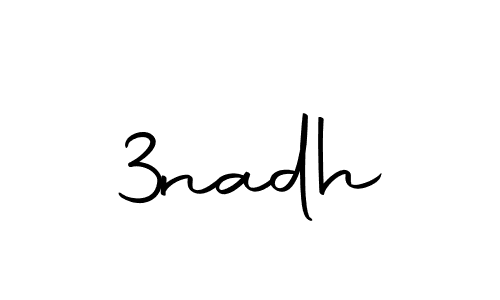 Design your own signature with our free online signature maker. With this signature software, you can create a handwritten (Autography-DOLnW) signature for name 3nadh. 3nadh signature style 10 images and pictures png