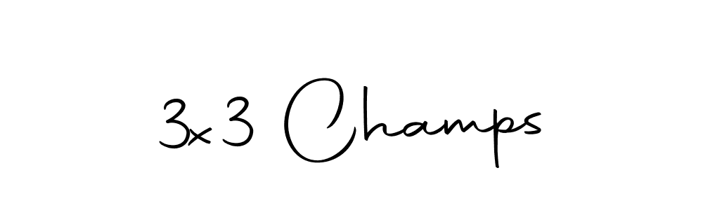 How to make 3x3 Champs signature? Autography-DOLnW is a professional autograph style. Create handwritten signature for 3x3 Champs name. 3x3 Champs signature style 10 images and pictures png