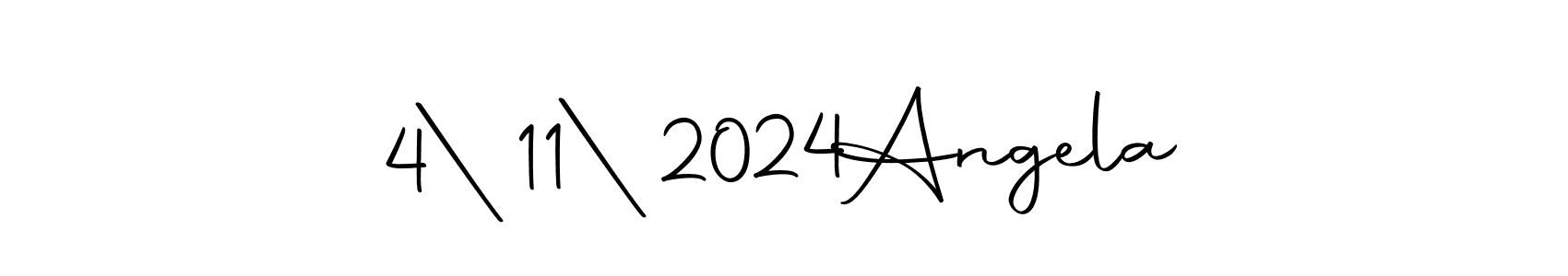 You can use this online signature creator to create a handwritten signature for the name 4|11|2024  Angela. This is the best online autograph maker. 4|11|2024  Angela signature style 10 images and pictures png