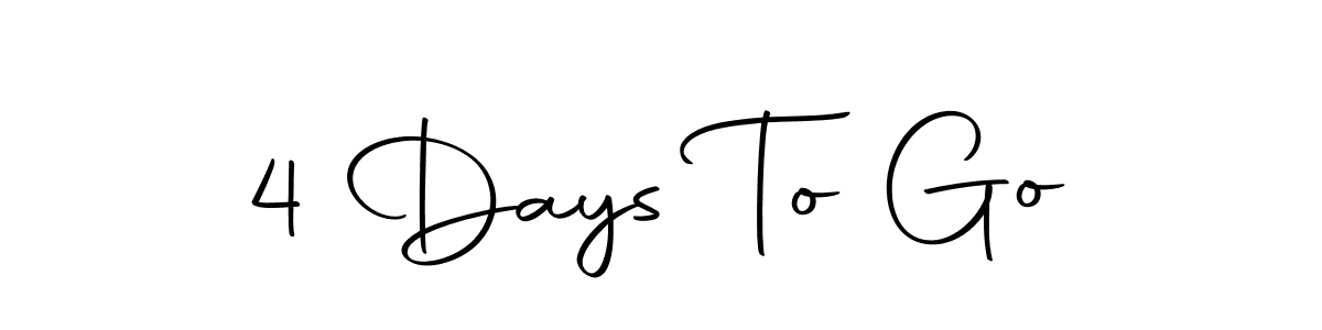 4 Days To Go stylish signature style. Best Handwritten Sign (Autography-DOLnW) for my name. Handwritten Signature Collection Ideas for my name 4 Days To Go. 4 Days To Go signature style 10 images and pictures png