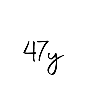 Make a beautiful signature design for name 47y. With this signature (Autography-DOLnW) style, you can create a handwritten signature for free. 47y signature style 10 images and pictures png