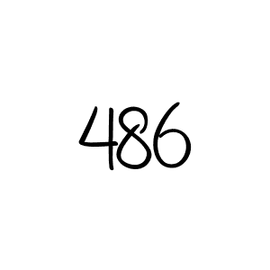 Design your own signature with our free online signature maker. With this signature software, you can create a handwritten (Autography-DOLnW) signature for name 486. 486 signature style 10 images and pictures png