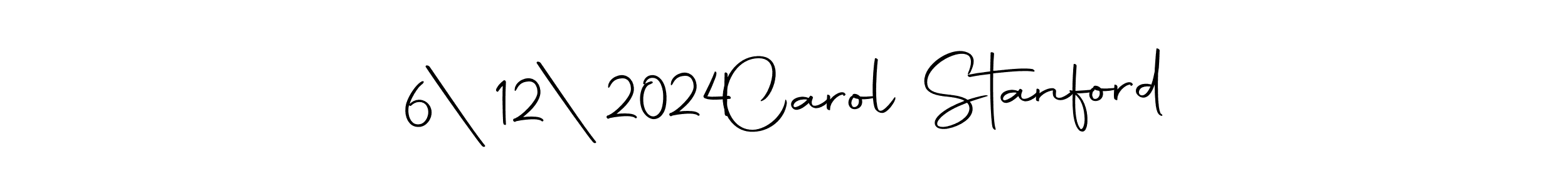 You should practise on your own different ways (Autography-DOLnW) to write your name (6|12|2024  Carol Stanford) in signature. don't let someone else do it for you. 6|12|2024  Carol Stanford signature style 10 images and pictures png