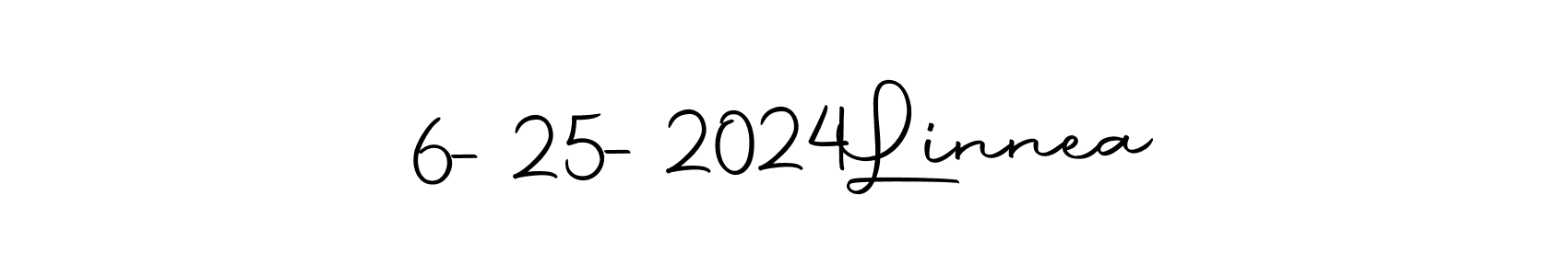 The best way (Autography-DOLnW) to make a short signature is to pick only two or three words in your name. The name 6-25-2024  Linnea include a total of six letters. For converting this name. 6-25-2024  Linnea signature style 10 images and pictures png