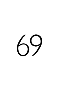 How to make 69 signature? Autography-DOLnW is a professional autograph style. Create handwritten signature for 69 name. 69 signature style 10 images and pictures png