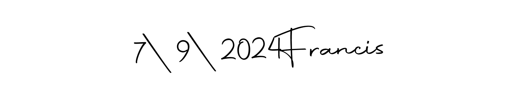 Here are the top 10 professional signature styles for the name 7|9|2024  Francis. These are the best autograph styles you can use for your name. 7|9|2024  Francis signature style 10 images and pictures png