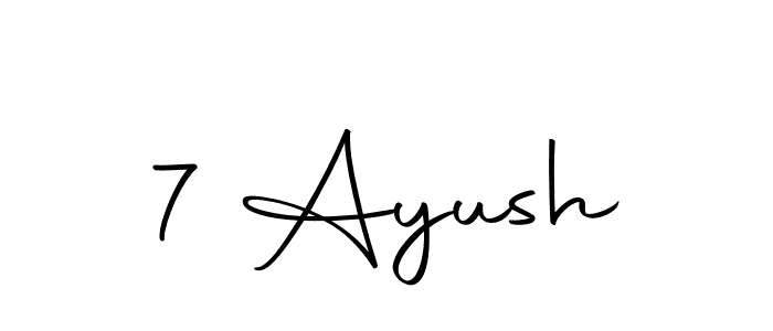 Here are the top 10 professional signature styles for the name 7 Ayush. These are the best autograph styles you can use for your name. 7 Ayush signature style 10 images and pictures png