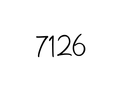 Create a beautiful signature design for name 7126. With this signature (Autography-DOLnW) fonts, you can make a handwritten signature for free. 7126 signature style 10 images and pictures png