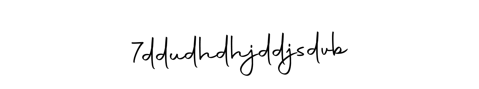 Design your own signature with our free online signature maker. With this signature software, you can create a handwritten (Autography-DOLnW) signature for name 7ddudhdhjddjsdvb. 7ddudhdhjddjsdvb signature style 10 images and pictures png