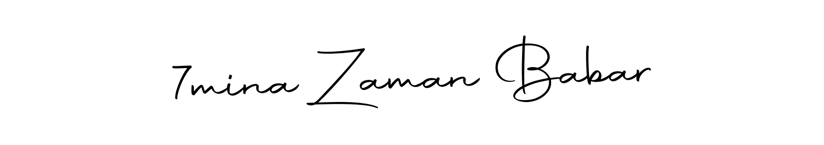 7mina Zaman Babar stylish signature style. Best Handwritten Sign (Autography-DOLnW) for my name. Handwritten Signature Collection Ideas for my name 7mina Zaman Babar. 7mina Zaman Babar signature style 10 images and pictures png