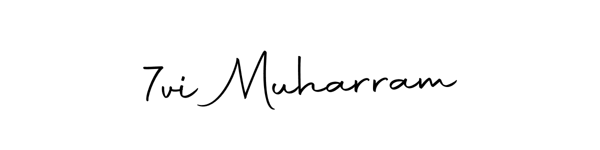 if you are searching for the best signature style for your name 7vi Muharram. so please give up your signature search. here we have designed multiple signature styles  using Autography-DOLnW. 7vi Muharram signature style 10 images and pictures png