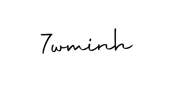 You can use this online signature creator to create a handwritten signature for the name 7wminh. This is the best online autograph maker. 7wminh signature style 10 images and pictures png