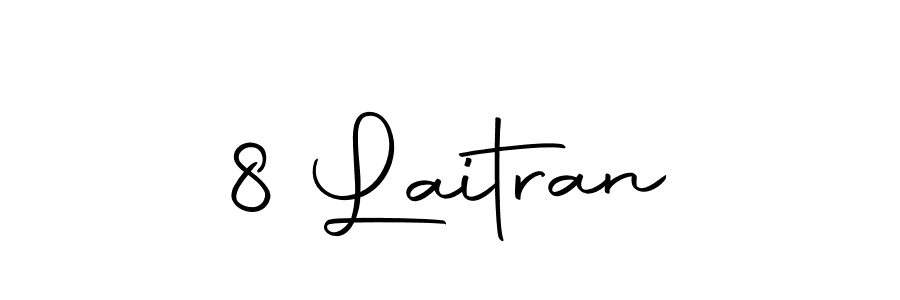 Make a beautiful signature design for name 8 Laitran. With this signature (Autography-DOLnW) style, you can create a handwritten signature for free. 8 Laitran signature style 10 images and pictures png