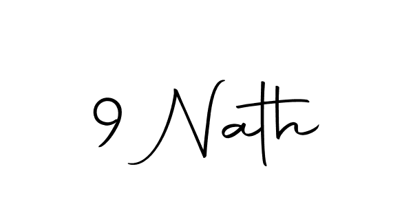 How to make 9 Nath name signature. Use Autography-DOLnW style for creating short signs online. This is the latest handwritten sign. 9 Nath signature style 10 images and pictures png