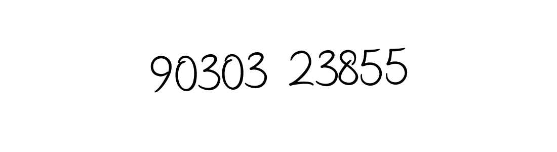 The best way (Autography-DOLnW) to make a short signature is to pick only two or three words in your name. The name 90303 23855 include a total of six letters. For converting this name. 90303 23855 signature style 10 images and pictures png