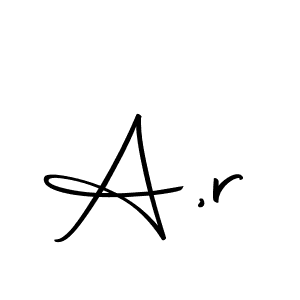 How to make A,r name signature. Use Autography-DOLnW style for creating short signs online. This is the latest handwritten sign. A,r signature style 10 images and pictures png