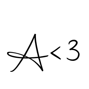 You can use this online signature creator to create a handwritten signature for the name A<3. This is the best online autograph maker. A<3 signature style 10 images and pictures png