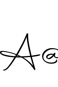 Also we have A@ name is the best signature style. Create professional handwritten signature collection using Autography-DOLnW autograph style. A@ signature style 10 images and pictures png