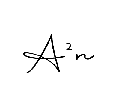 The best way (Autography-DOLnW) to make a short signature is to pick only two or three words in your name. The name A²n include a total of six letters. For converting this name. A²n signature style 10 images and pictures png