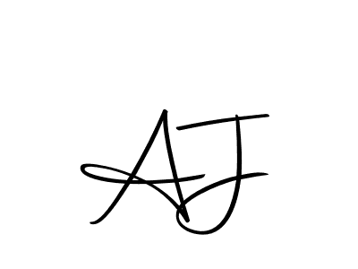 Design your own signature with our free online signature maker. With this signature software, you can create a handwritten (Autography-DOLnW) signature for name A  J. A  J signature style 10 images and pictures png