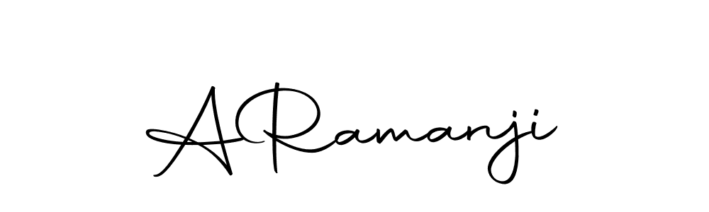 The best way (Autography-DOLnW) to make a short signature is to pick only two or three words in your name. The name A  Ramanji include a total of six letters. For converting this name. A  Ramanji signature style 10 images and pictures png