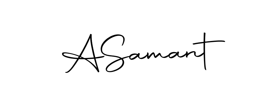 A  Samant stylish signature style. Best Handwritten Sign (Autography-DOLnW) for my name. Handwritten Signature Collection Ideas for my name A  Samant. A  Samant signature style 10 images and pictures png