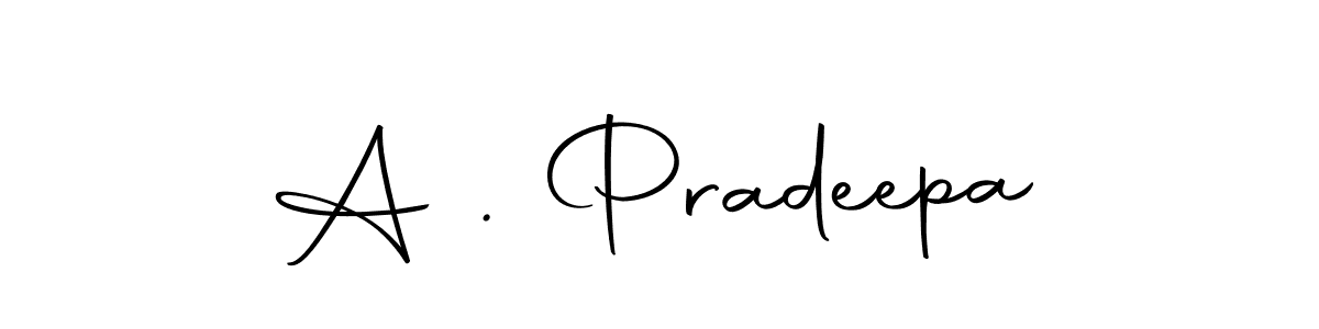 A . Pradeepa stylish signature style. Best Handwritten Sign (Autography-DOLnW) for my name. Handwritten Signature Collection Ideas for my name A . Pradeepa. A . Pradeepa signature style 10 images and pictures png