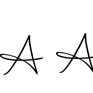 This is the best signature style for the A A name. Also you like these signature font (Autography-DOLnW). Mix name signature. A A signature style 10 images and pictures png