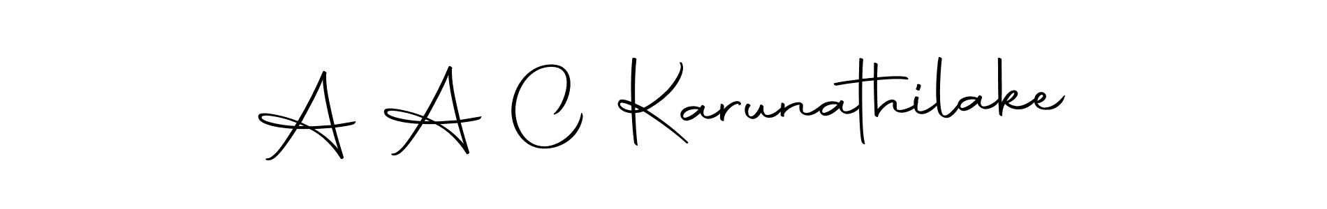 It looks lik you need a new signature style for name A A C Karunathilake. Design unique handwritten (Autography-DOLnW) signature with our free signature maker in just a few clicks. A A C Karunathilake signature style 10 images and pictures png