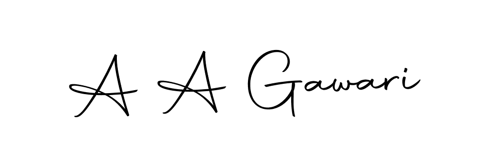Make a beautiful signature design for name A A Gawari. Use this online signature maker to create a handwritten signature for free. A A Gawari signature style 10 images and pictures png