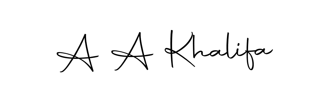 if you are searching for the best signature style for your name A A Khalifa. so please give up your signature search. here we have designed multiple signature styles  using Autography-DOLnW. A A Khalifa signature style 10 images and pictures png