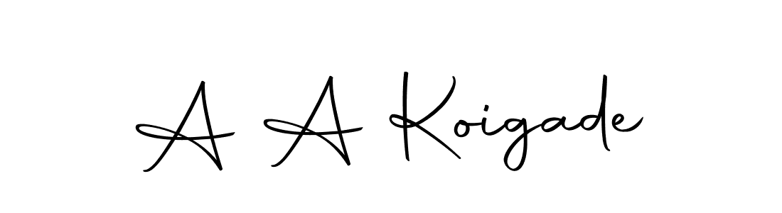 Check out images of Autograph of A A Koigade name. Actor A A Koigade Signature Style. Autography-DOLnW is a professional sign style online. A A Koigade signature style 10 images and pictures png