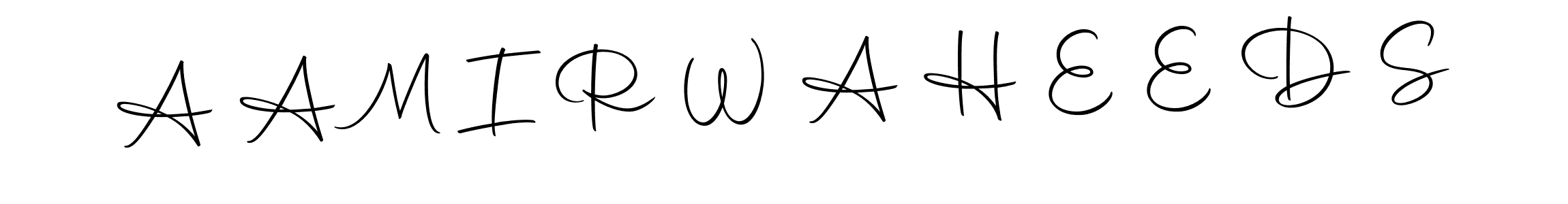 if you are searching for the best signature style for your name A A M I R W A H E E D S. so please give up your signature search. here we have designed multiple signature styles  using Autography-DOLnW. A A M I R W A H E E D S signature style 10 images and pictures png
