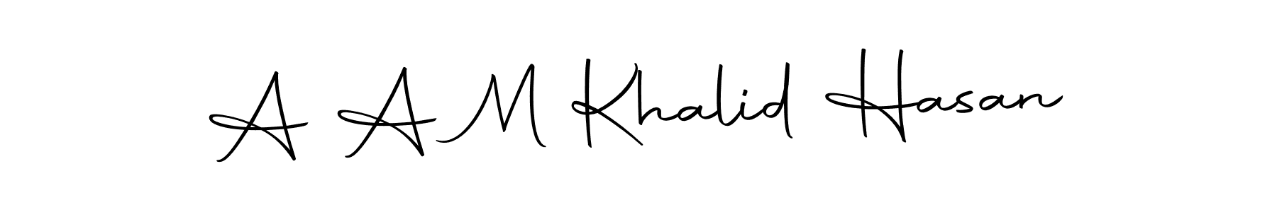 Once you've used our free online signature maker to create your best signature Autography-DOLnW style, it's time to enjoy all of the benefits that A A M Khalid Hasan name signing documents. A A M Khalid Hasan signature style 10 images and pictures png