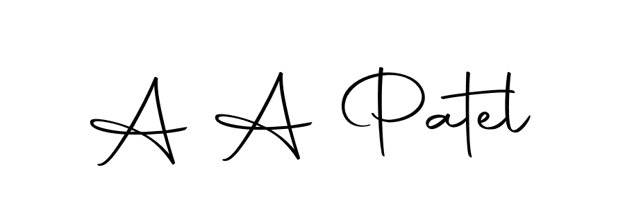 Make a beautiful signature design for name A A Patel. Use this online signature maker to create a handwritten signature for free. A A Patel signature style 10 images and pictures png