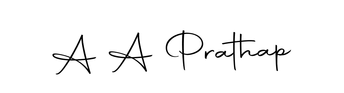 Make a beautiful signature design for name A A Prathap. Use this online signature maker to create a handwritten signature for free. A A Prathap signature style 10 images and pictures png