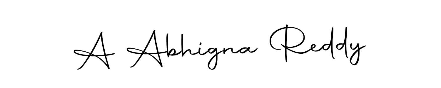 Also You can easily find your signature by using the search form. We will create A Abhigna Reddy name handwritten signature images for you free of cost using Autography-DOLnW sign style. A Abhigna Reddy signature style 10 images and pictures png
