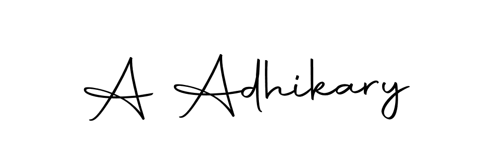 Also we have A Adhikary name is the best signature style. Create professional handwritten signature collection using Autography-DOLnW autograph style. A Adhikary signature style 10 images and pictures png