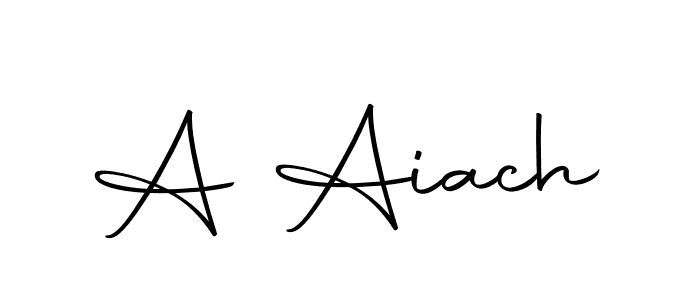 Best and Professional Signature Style for A Aiach. Autography-DOLnW Best Signature Style Collection. A Aiach signature style 10 images and pictures png