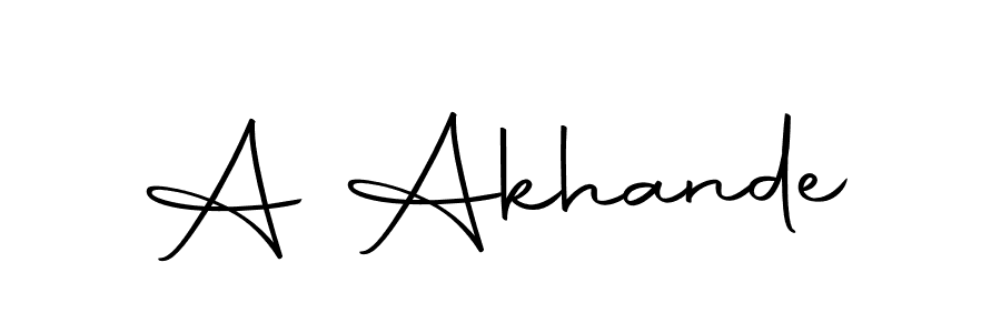 The best way (Autography-DOLnW) to make a short signature is to pick only two or three words in your name. The name A Akhande include a total of six letters. For converting this name. A Akhande signature style 10 images and pictures png