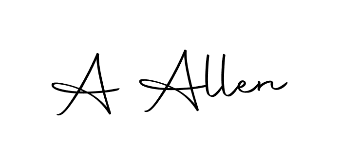 Use a signature maker to create a handwritten signature online. With this signature software, you can design (Autography-DOLnW) your own signature for name A Allen. A Allen signature style 10 images and pictures png