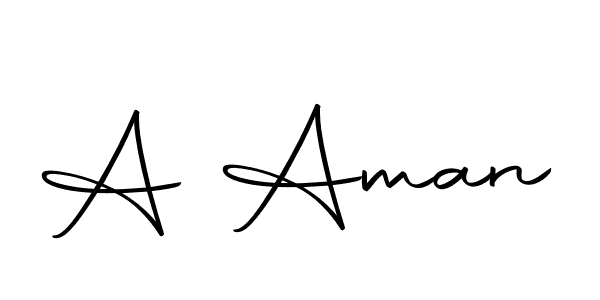 How to make A Aman name signature. Use Autography-DOLnW style for creating short signs online. This is the latest handwritten sign. A Aman signature style 10 images and pictures png