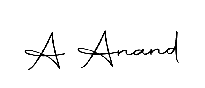 How to make A Anand name signature. Use Autography-DOLnW style for creating short signs online. This is the latest handwritten sign. A Anand signature style 10 images and pictures png