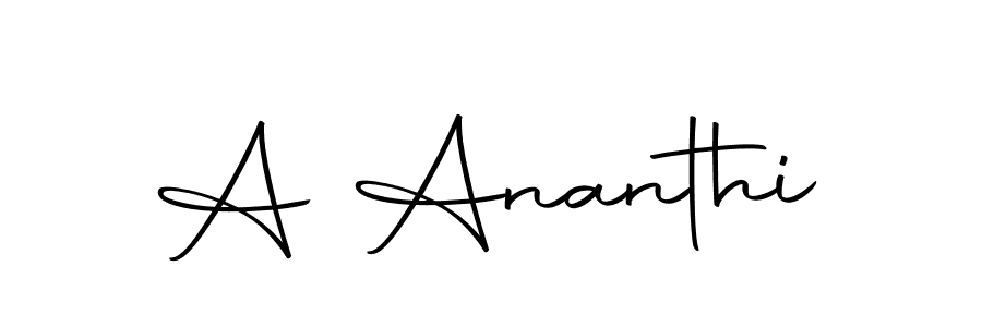 You can use this online signature creator to create a handwritten signature for the name A Ananthi. This is the best online autograph maker. A Ananthi signature style 10 images and pictures png