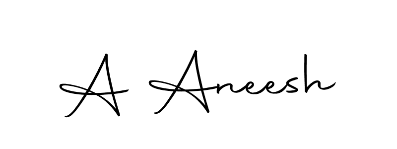 How to make A Aneesh name signature. Use Autography-DOLnW style for creating short signs online. This is the latest handwritten sign. A Aneesh signature style 10 images and pictures png